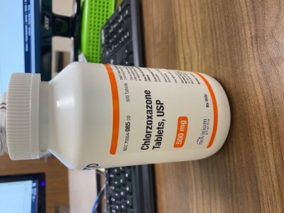 Chlorzoxazone 500 (Chlorz 500mg   Novitium)